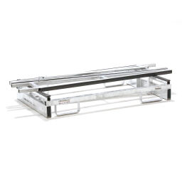 Glass rack glass transport container double-side loading