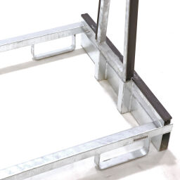 Glass rack glass transport container double-side loading