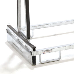 Glass rack glass transport container double-side loading