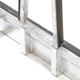 Glass rack glass transport container double-side loading