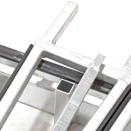 Glass rack glass transport container double-side loading