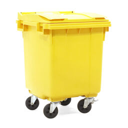 Conteneur poubelle poubelles et produits de nettoyage convient à la norme kam avec couvercle articulé