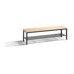 Cabinet cloakroom bench without superstructure, with shoe rack 