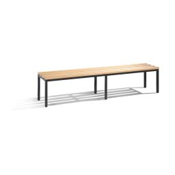Cabinet cloakroom bench without superstructure