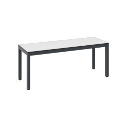 Cloakroom bench without superstructure