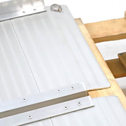 Auffahrrampen Rollstuhlrampe Aluminium Doppel-Faltbar 180 cm