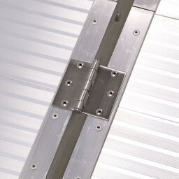Auffahrrampen rollstuhlrampe aluminium doppel-faltbar 180 cm