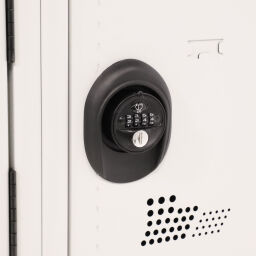 Gebruikte kast lockerkast 10 deuren (codeslot) 