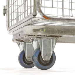 Rollwagen gebraucht rollbehälter anti-diebstahl a-gestell, nestbar mit gummirädern