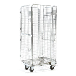 Roll cage used 4 sides double door a-nestable