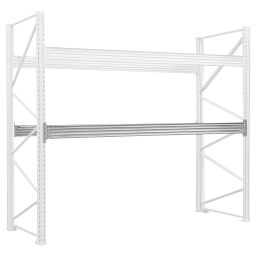 Pallet rack shelving beam