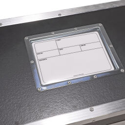 Flightcase with double closure and handle
