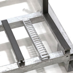 Glasbokken glastransportcontainer dubbelzijdige belading