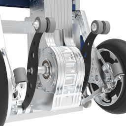 Stairway hand truck electrical