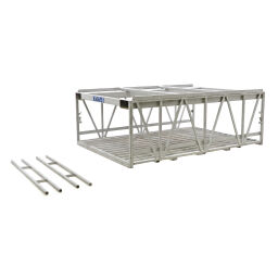 Gas cylinder storage gas cylinder pallet for 35 gas cylinders ( 5 and 10 kg)