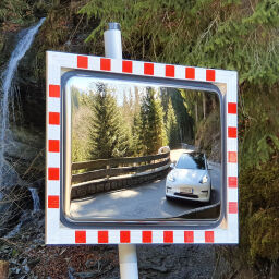 Safety mirrors traffic mirror TÜV condensation free 60x80 cm 