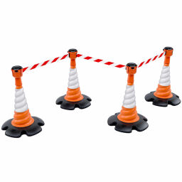 Absperrband Leitkegelaufsatz mit Absperrband