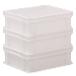 Offres boite de rangement plastique bacs gerbable Euronorm tous les parois fermées