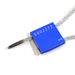 Stacking box accessories cable sealing with unique number