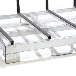 Glass rack glass transport container one-side loading