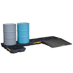 Auffangwanne Kunststoff für 2 x 200 l Fässer