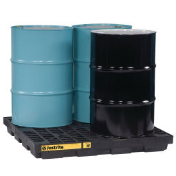 Bac de rétention plastique pour 4 x 200 l fût