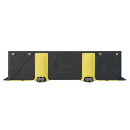 Bac de rétention plastique stockage de fûts ou transicuves (IBC) construction rabattable-pliable