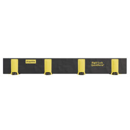 Plastic trays receptacle for IBC and drums fold down construction
