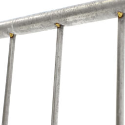 Gebrauchte Absperrgitter Absperrgitter Stahl kuppelbar
