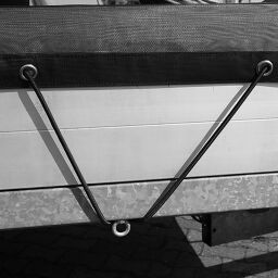 Cargo lashings tension rubber 250 mm