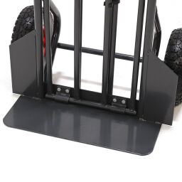 Steel sack truck fold up shovel puncture-proof PU tyres 260x80 mm