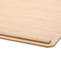 Pallet stacking frames lid suitable for pallet size 1200x800 mm