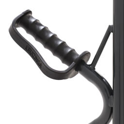 Steel sack truck fixed construction puncture-proof PU tyres 260x80 mm