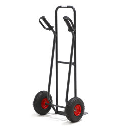 Stalen steekwagens vaste constructie luchtbanden 260x80 mm 