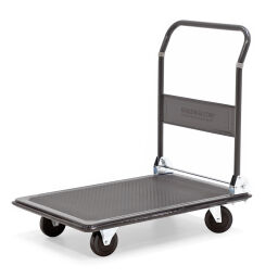 Storeroom trolleys platform trolley push bracket(s) folding down
