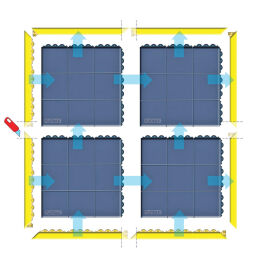 Tapis antifatigue tapis modulaire anti-fatigue accessoires