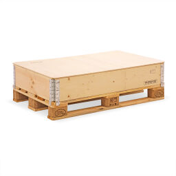 Pallet stacking frames lid suitable for pallet size 1200x800 mm