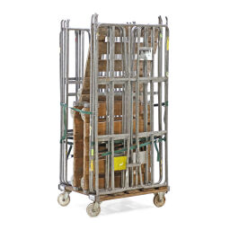 Rollwagen Gebraucht Rollbehälter 2-seitig mit Holzboden und Klemmgittern