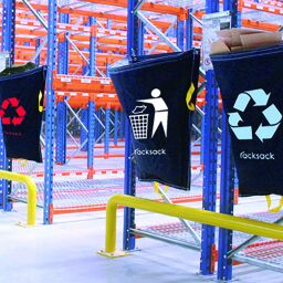 Abfallsackhalter Zubehör Palettenregal Recycling-Sack