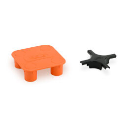 Plastic trays accessories coupler