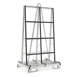 Glasbokken glastransportcontainer dubbelzijdige belading