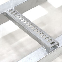 Glasbokken glastransportcontainer dubbelzijdige belading