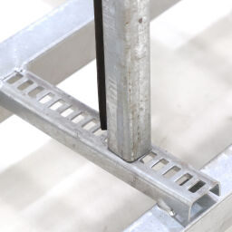 Glasbokken glastransportcontainer dubbelzijdige belading