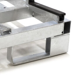 Glasbokken glastransportcontainer dubbelzijdige belading