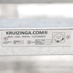 Glasbokken glastransportcontainer dubbelzijdige belading