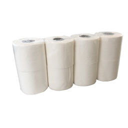 Dérouleur papier WC papier toilette Papier hygiénique 3 plis 100% cellulose, 56 pièces - 250 feuilles 