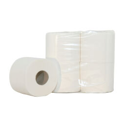 Dérouleur papier WC papier toilette papier hygiénique 2 plis 100% cellulose, 40 pièces - 400 feuilles 