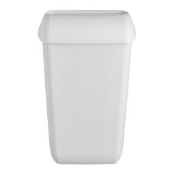 Waste bin plastic waste bin with open lid