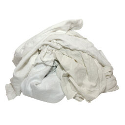 Industriepapier dispensers poetslappen 100% gerecycled textiel, per doos á 10 kg