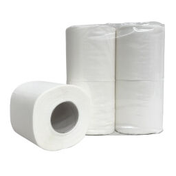 Dérouleur papier WC papier toilette papier hygiénique 2 plis 100% cellulose, 48 pièces - 200 feuilles